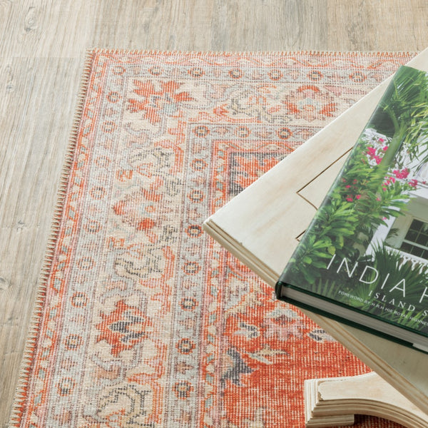 Oriental Weavers Sofia 85810 Bohemian/Traditional Oriental Polyester, Chenille Indoor Area Rug Red/ Grey 8'3" x 11'6" S85810255350ST