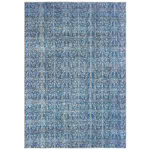 Oriental Weavers Sofia 85815 Bohemian/Traditional Floral Polyester, Chenille Indoor Area Rug Blue/ Brown 8'3" x 11'6" S85815255350ST