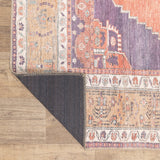 Oriental Weavers Sofia 85822 Bohemian/Traditional Oriental Polyester, Chenille Indoor Area Rug Purple/ Orange 8'3" x 11'6" S85822255350ST