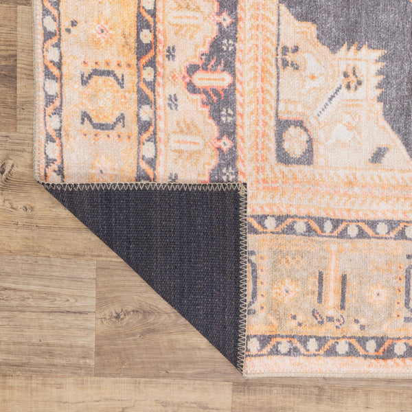 Oriental Weavers Sofia 85823 Bohemian/Traditional Oriental Polyester, Chenille Indoor Area Rug Grey/ Gold 8'3" x 11'6" S85823255350ST