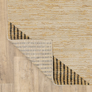 Oriental Weavers Strada STR10 Contemporary/Art-deco Geometric Nylon, Polypropylene Indoor Area Rug Gold/ Multi 10' x 13'2" SSTR10305400ST