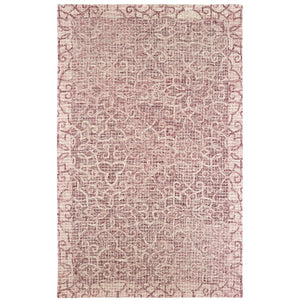 Oriental Weavers Tallavera 55601 Transitional/Global Geometric Wool Indoor Area Rug Pink/ Ivory 10' x 13' T55601305396ST