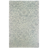 Oriental Weavers Tallavera 55602 Transitional/Global Geometric Wool Indoor Area Rug Grey/ Ivory 10' x 13' T55602305396ST