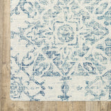 Oriental Weavers Tallavera 55603 Transitional/Global Geometric Wool Indoor Area Rug Blue/ Ivory 10' x 13' T55603305396ST