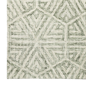 Oriental Weavers Tallavera 55605 Transitional/Global Geometric Wool Indoor Area Rug Grey/ Ivory 10' x 13' T55605305396ST