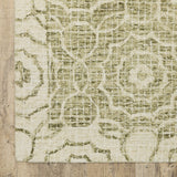 Oriental Weavers Tallavera 55606 Transitional/Global Geometric Wool Indoor Area Rug Green/ Ivory 10' x 13' T55606305396ST