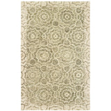 Oriental Weavers Tallavera 55606 Transitional/Global Geometric Wool Indoor Area Rug Green/ Ivory 10' x 13' T55606305396ST