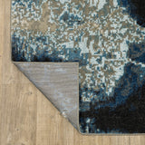 Oriental Weavers Venice 4151Z Contemporary/Industrial Abstract Polypropylene Indoor Area Rug Blue/ Grey 9'10" x 12'10" V4151Z300390ST