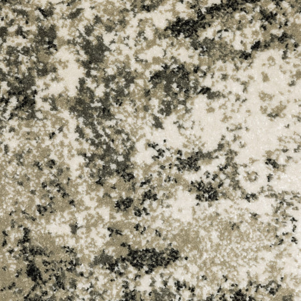 Oriental Weavers Venice 4332Y Contemporary/Industrial Abstract Polypropylene Indoor Area Rug Charcoal/ Beige 9'10" x 12'10" V4332Y300390ST