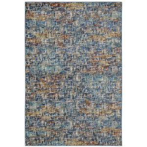 Oriental Weavers Venice 5573X Contemporary/Industrial Abstract Polypropylene Indoor Area Rug Blue/ Multi 7'10" x 10' V5573X240305ST