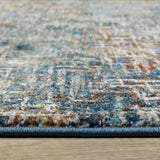 Oriental Weavers Venice 5573X Contemporary/Industrial Abstract Polypropylene Indoor Area Rug Blue/ Multi 7'10" x 10' V5573X240305ST