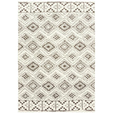 Oriental Weavers Verona 1330W Tribal/Southwestern Geometric Polyester Indoor Area Rug Ivory/ Brown 9'10" x 12'10" V1330W300390ST