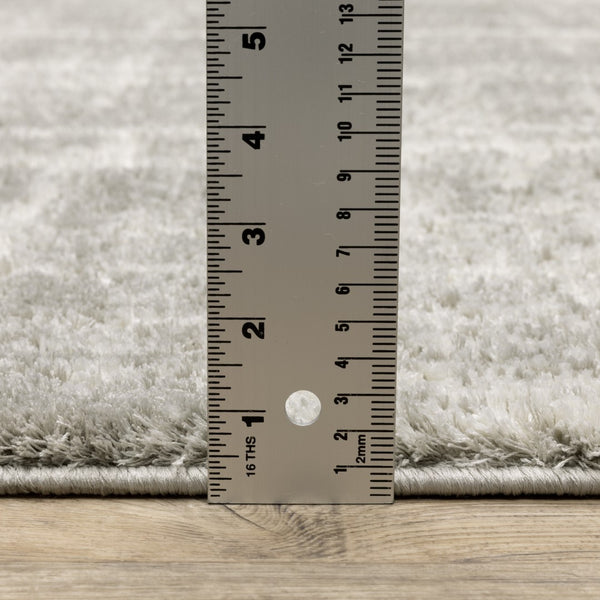 Oriental Weavers Verona 142E6 Contemporary/Industrial Abstract Polyester Indoor Area Rug Grey/ Ivory 9'10" x 12'10" V142E6300390ST