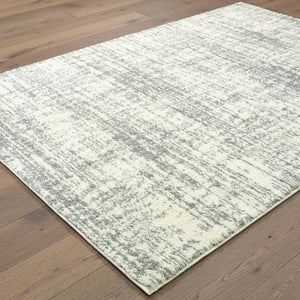 Oriental Weavers Verona 1803H Contemporary/Industrial Abstract Polyester Indoor Area Rug Ivory/ Grey 9'10" x 12'10" V1803H300390ST