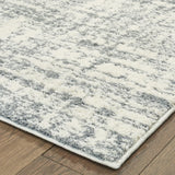 Oriental Weavers Verona 1803H Contemporary/Industrial Abstract Polyester Indoor Area Rug Ivory/ Grey 9'10" x 12'10" V1803H300390ST