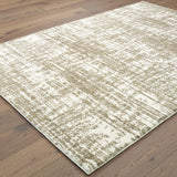 Oriental Weavers Verona 1803J Contemporary/Industrial Abstract Polyester Indoor Area Rug Ivory/ Taupe 7'10" x 10'10" V18003J240330ST