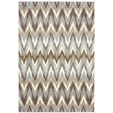 Oriental Weavers Verona 004D6 Modern/Contemporary Geometric Polyester Indoor Area Rug Grey/ Taupe 9'10" x 12'10" V004D6300390ST