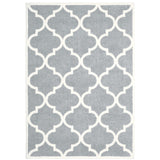 Oriental Weavers Verona 529H6 Moroccan/Casual Geometric Polyester Indoor Area Rug Grey/ Ivory 9'10" x 12'10" V529H6300390ST