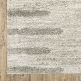 Oriental Weavers Verona 5605H Contemporary/Industrial Striped Polyester Indoor Area Rug Ivory/ Grey 9'10" x 12'10" V5605H300390ST