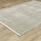 Oriental Weavers Verona 752G6 Contemporary/Industrial Abstract Polyester Indoor Area Rug Grey/ Ivory 9'10" x 12'10" V752G6300390ST