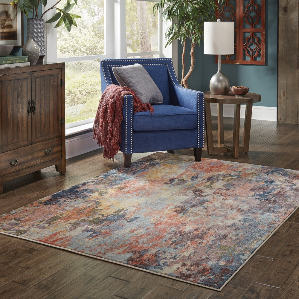 Oriental Weavers Xanadu 042X6 Contemporary/ Abstract Polypropylene Indoor Area Rug Multi-colored 9'10" x 12'10" X042X6300390ST