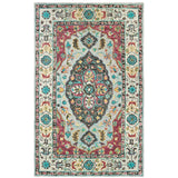 Oriental Weavers Zahra 75504 Bohemian/Global Oriental Wool Indoor Area Rug Grey/ Pink 10' x 13' Z75504305396ST