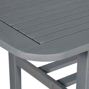 Walker Edison Extendable Outdoor Dining Table - Grey Wash OWTEXGW