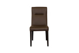 Porter Designs Verona Leather-Look Contemporary Dining Chair Brown 07-204-02-1553