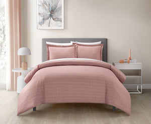 Tyson Blush Twin 2pc Duvet Set