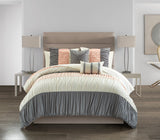 Fay Blush Twin 7pc Comforter Set