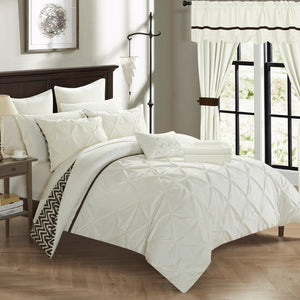 Jacksonville Beige King 20pc Comforter Set