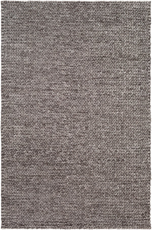 Ozark OZK-2303 Modern Viscose, Wool Rug OZK2303-913 Charcoal 50% Viscose, 50% Wool 9' x 13'