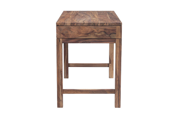 Porter Designs Urban Solid Sheesham Wood Contemporary Desk Natural 10-117-05-8058N