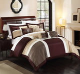 ALLETA BROWN KING 7PC COMFORTER SET