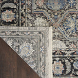 Nourison Starry Nights STN10 Persian Machine Made Loom-woven Indoor Area Rug Grey/Navy 8' x 10' 99446797322