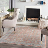 Nourison Starry Nights STN12 Farmhouse & Country Machine Made Loom-woven Indoor Area Rug Blush 5'3" x 7'3" 99446804891