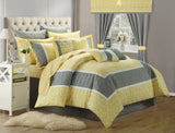 Aida Yellow Queen 24pc Non Kit Comforter/Quilt