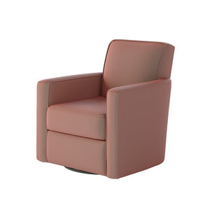 Fusion 402G-C Transitional Swivel Glider Chair 402G-C Geordia Clay Swivel Glider