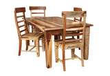 Porter Designs Taos Solid Sheesham Wood 72" Rectangular Natural Dining Table Natural 07-196-01-9015