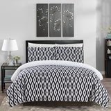 Ora White Queen 3pc Comforter Set