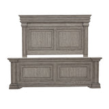 Pulaski Furniture Madison Ridge California King Panel Bed with Blanket Chest Footboard in Heritage Taupe P091-BR-K6-PULASKI P091-BR-K6-PULASKI