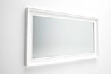 Halifax Grand Mirror (Hvp) in semi-gloss paint with a smooth top coat. Solid Mahogany, Composite wood, Glass