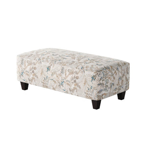 Fusion 100-C Transitional Cocktail Ottoman 100-C Fetty Citrus 49" Wide Cocktail Ottoman