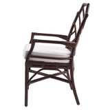 Kara Rattan Arm Chair Paloma Brown