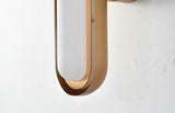 Bethel Brass LED Wall Sconce in Aluminum & Acrylic