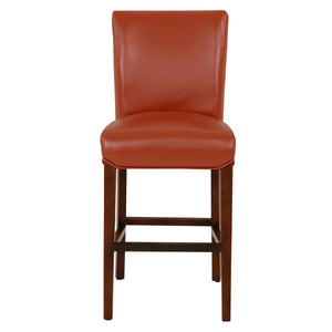 Milton Counter Stool - Elegant Bonded Leather Design with Sturdy Birch Frame and Contemporary Style