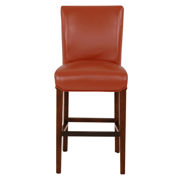 Milton Counter Stool - Elegant Bonded Leather Design with Sturdy Birch Frame and Contemporary Style