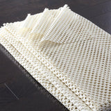Padding Grid Pad  Power Loomed 80% Pvc (Polymer), 13% Polyester And 7% Others Rug White