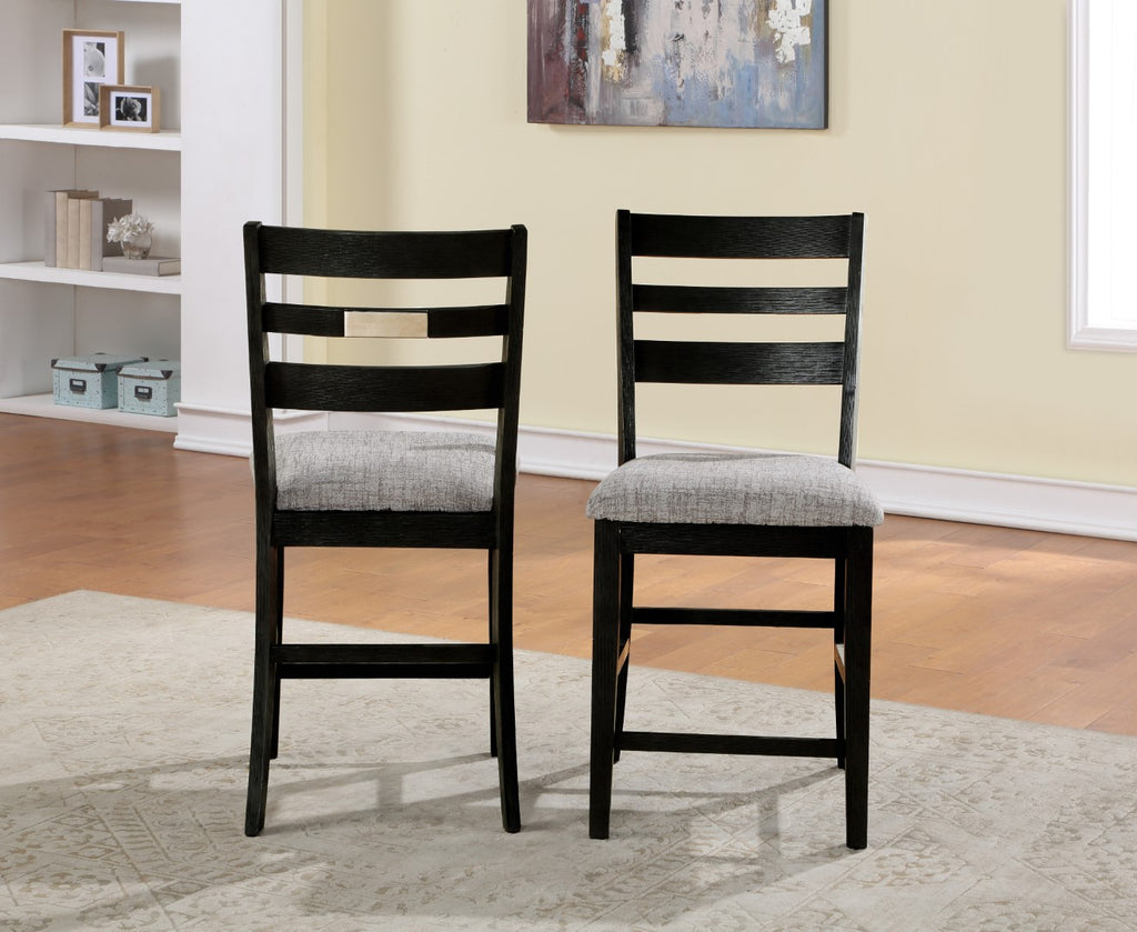 Vilo Home Palmero Black Pub Chairs (Set of 2) VH2822 VH2822