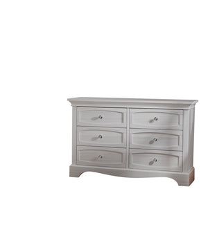 Pali Ragusa Double Dresser Vintage White Acacia, Poplar and Birch Veneer 2306-VW